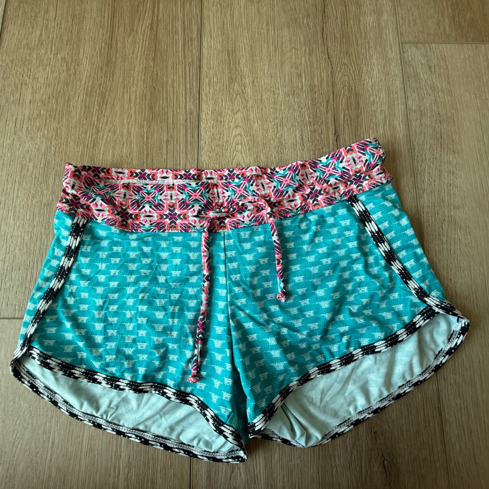 Athleta Teal and Pink Girl's Shorts
